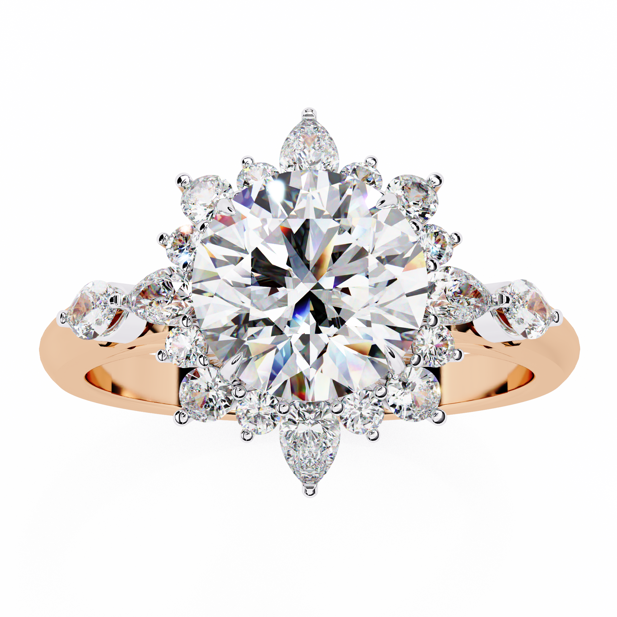 Sun-Kissed Sparkle Diamond Ring 5