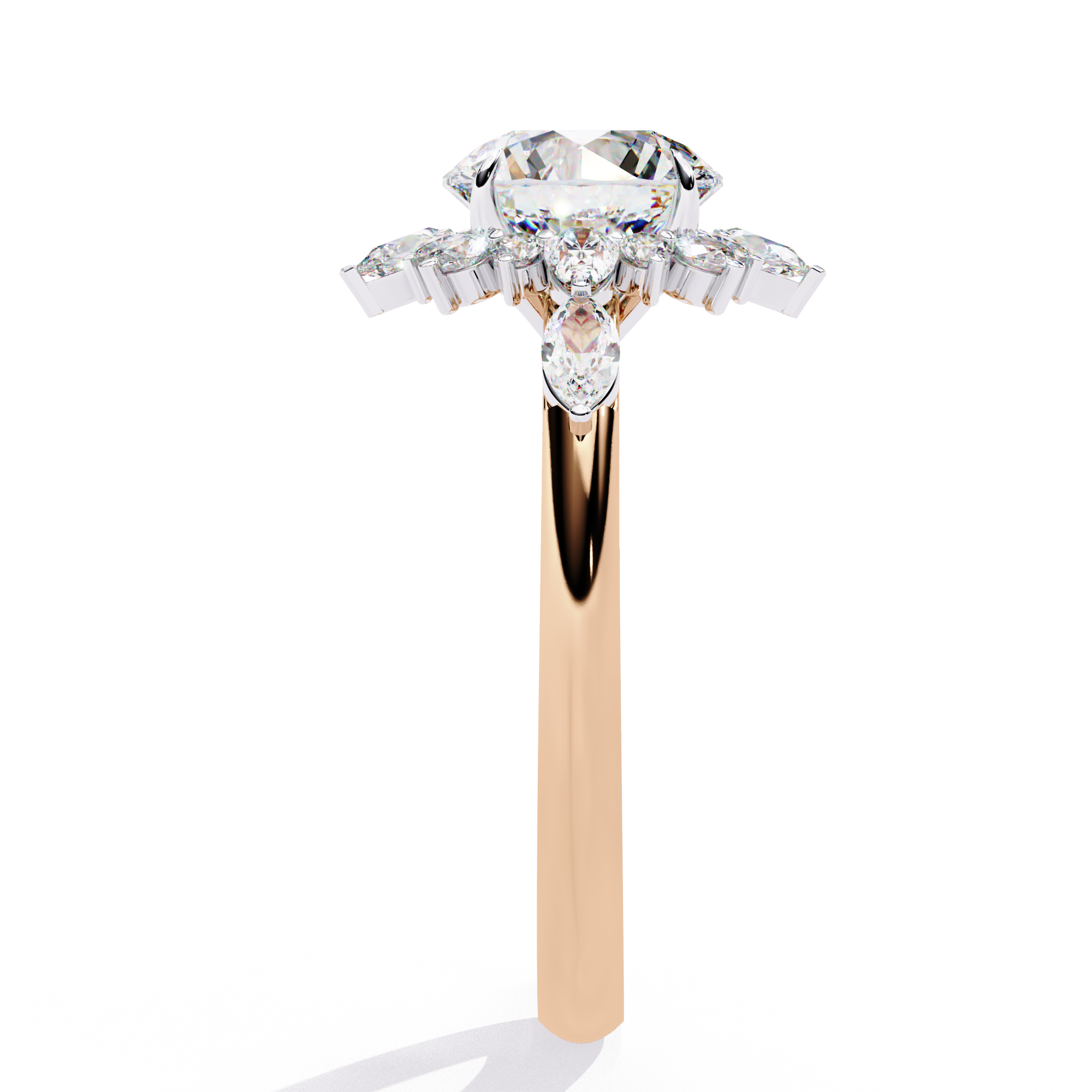Sun-Kissed Sparkle Diamond Ring 7