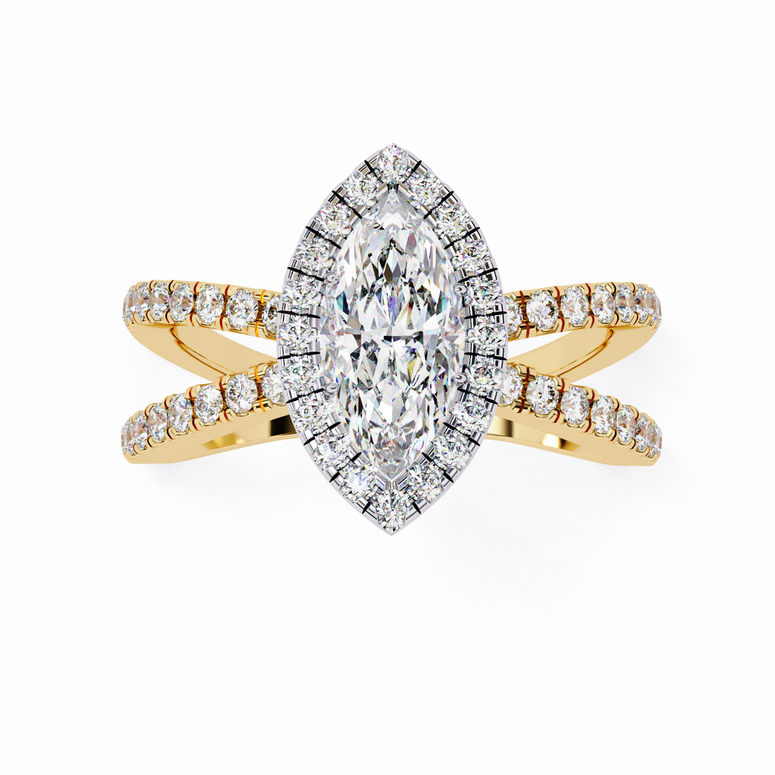 Sunlit Grace Marquise Diamond Ring5