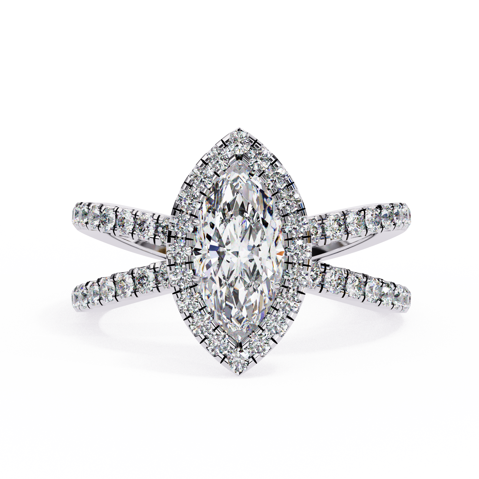 Sunlit Grace Marquise Diamond Ring8