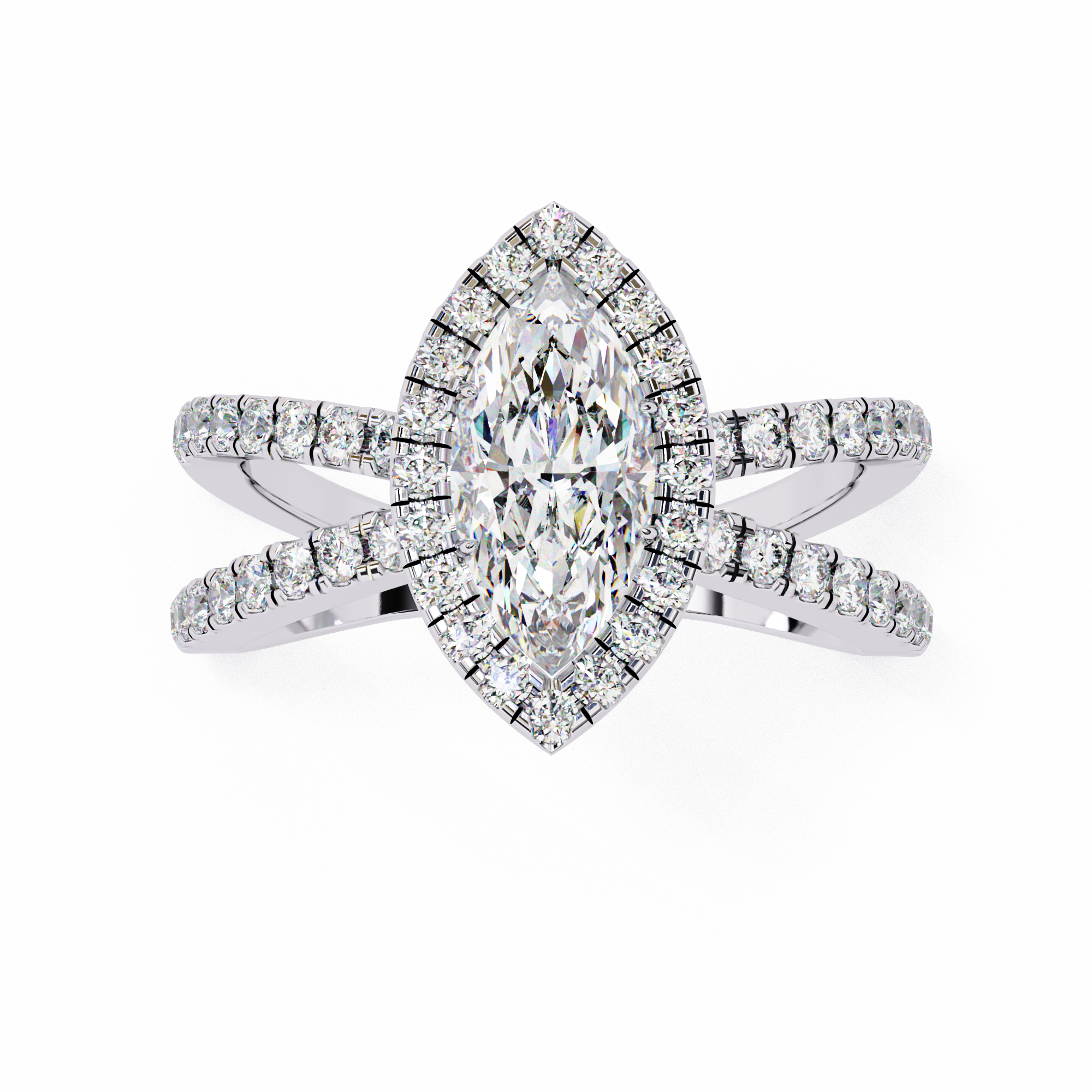 Sunlit Grace Marquise Diamond Ring9