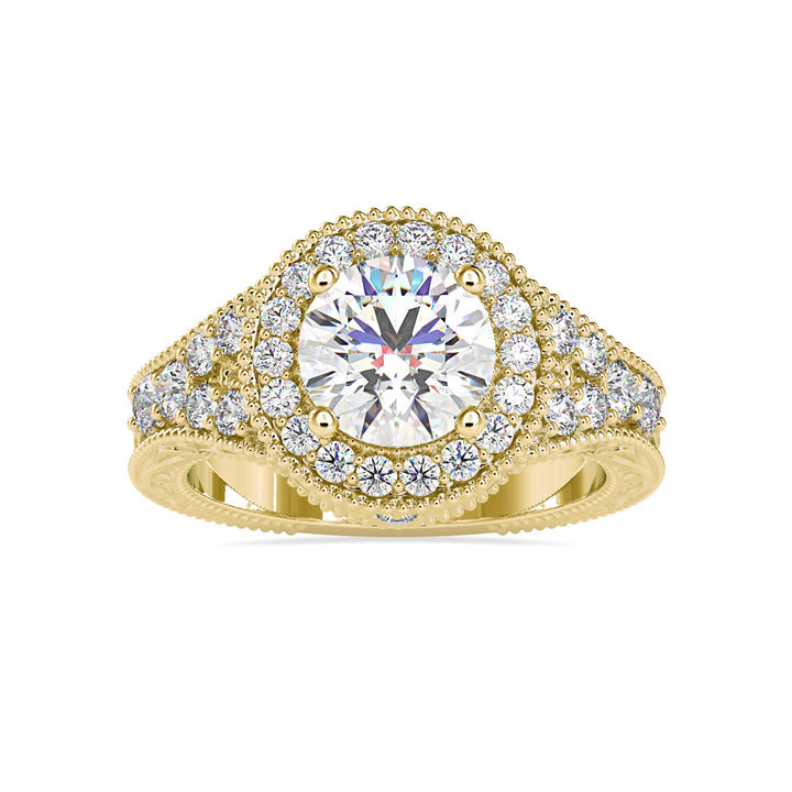 Sunlit Grace Solitaire Ring
