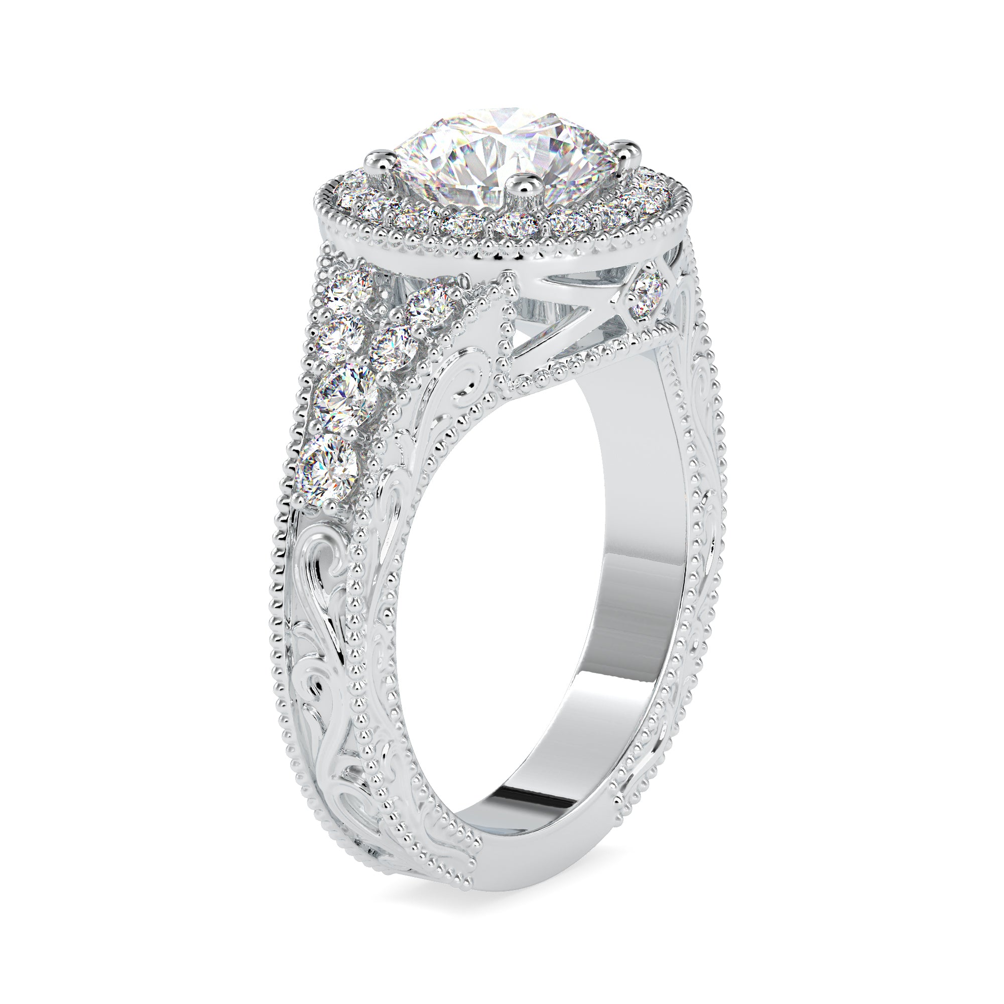 Sunlit Grace Solitaire Ring 5