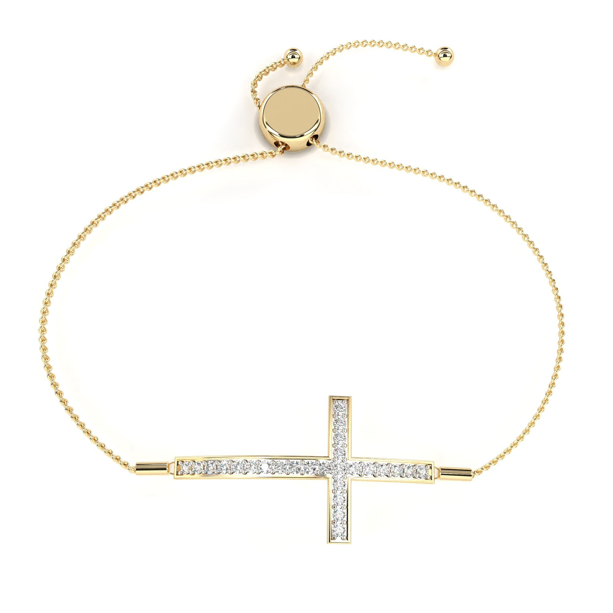 Cross Diamond Bracelet