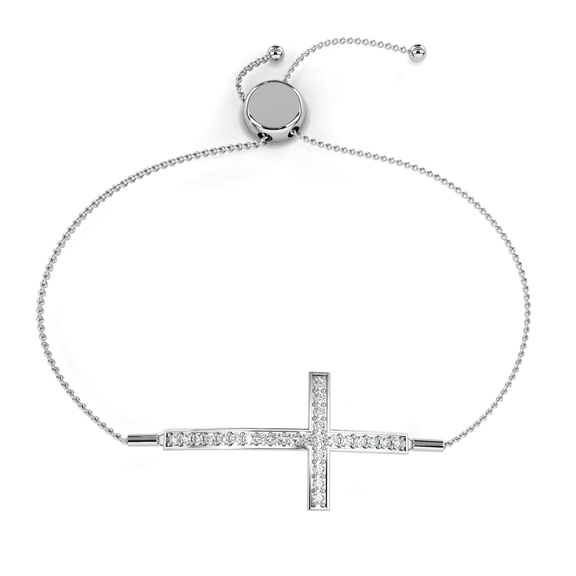 Cross Diamond Bracelet