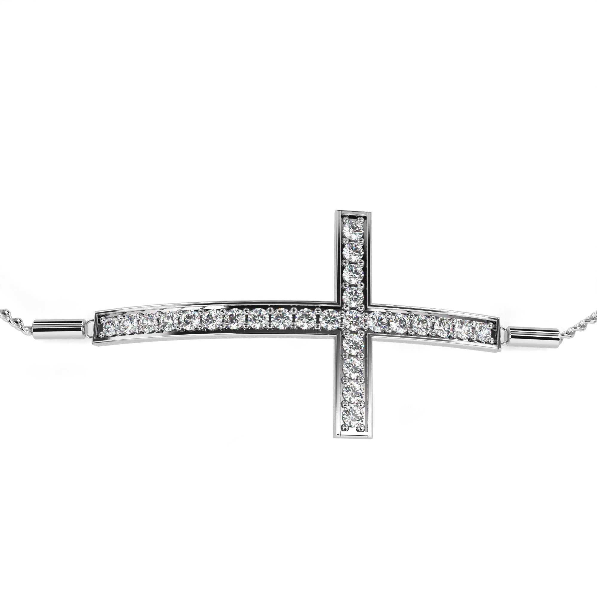 Cross Diamond Bracelet
