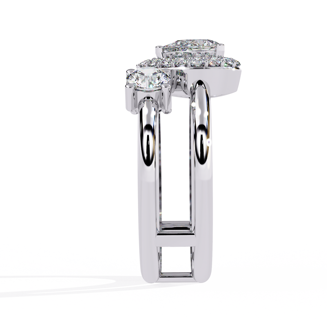 Teardrop Treasure Drop Ring 11