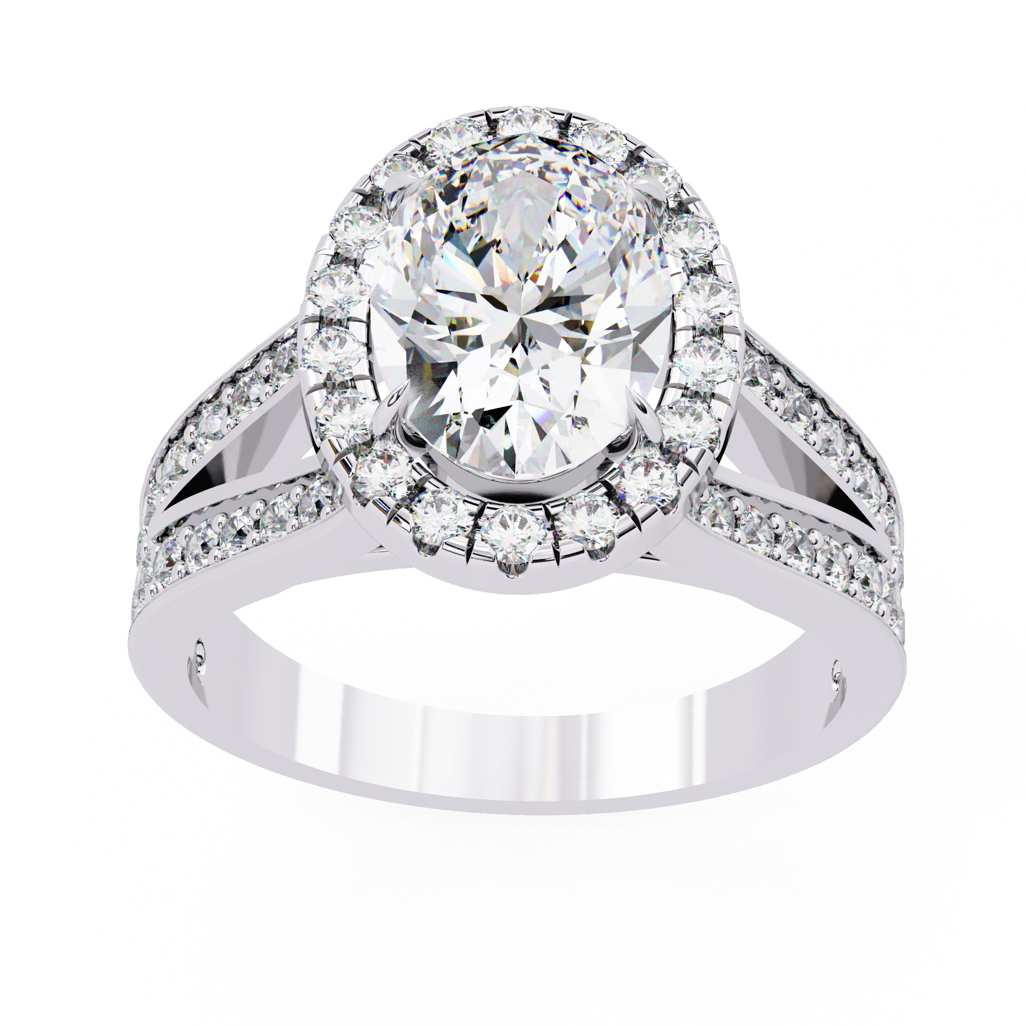 The Royal Bloom Oval Cut Diamond Ring10