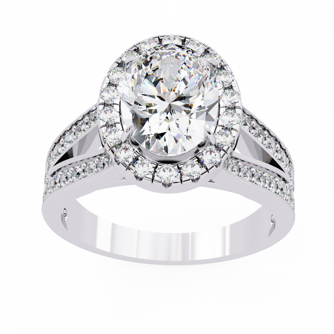 The Royal Bloom Oval Cut Diamond Ring10