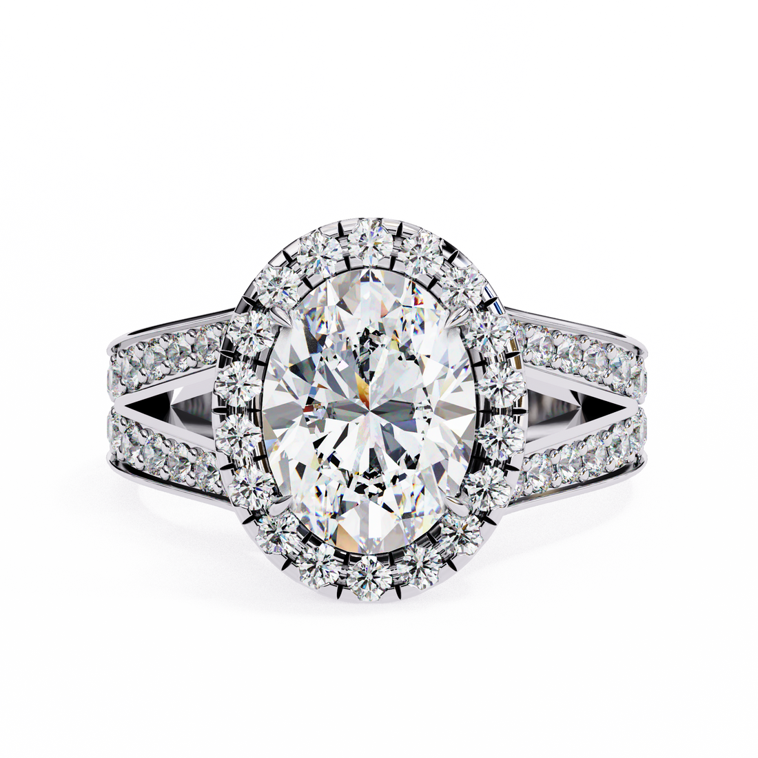 The Royal Bloom Oval Cut Diamond Ring11
