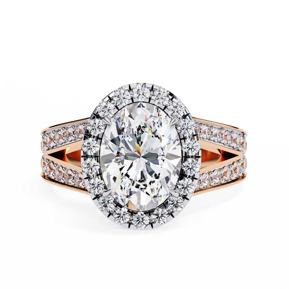 The Royal Bloom Oval Cut Diamond Ring7