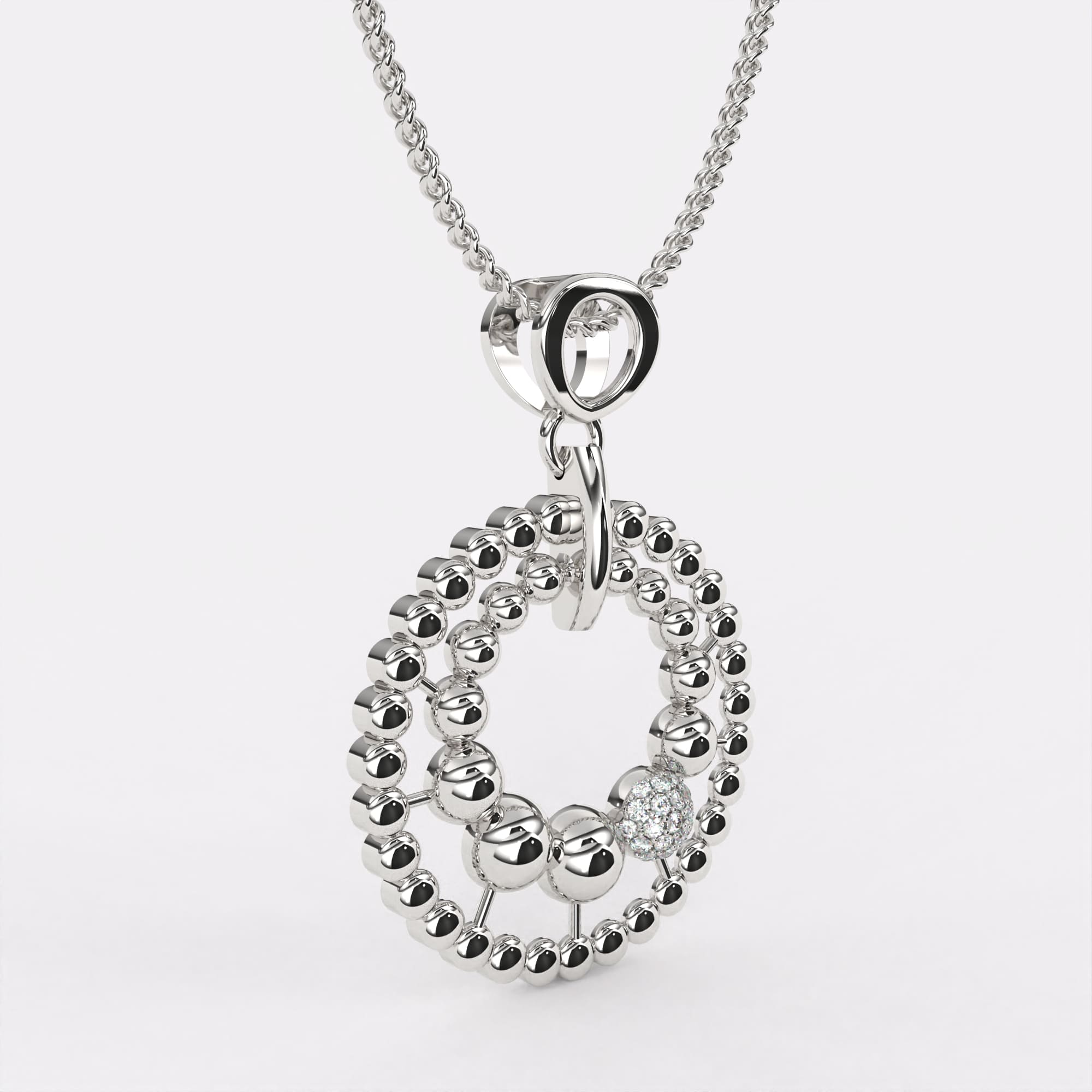 Timeless Arc Diamond Pendant