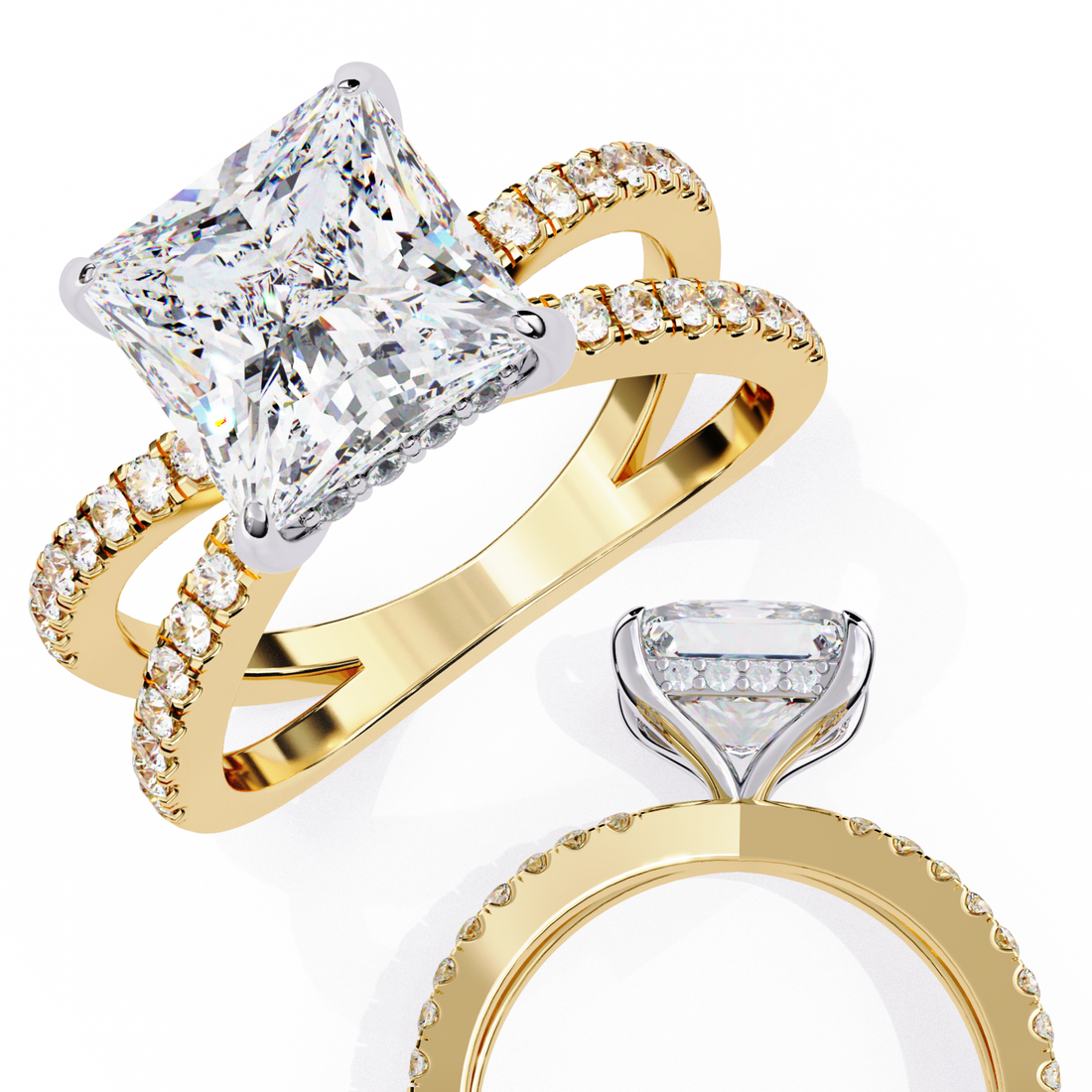 Timeless Shine Princess Diamond Ring