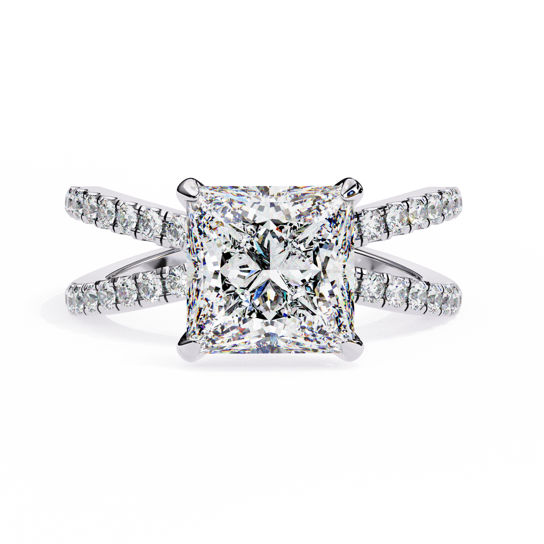 Timeless Shine Princess Diamond Ring 11