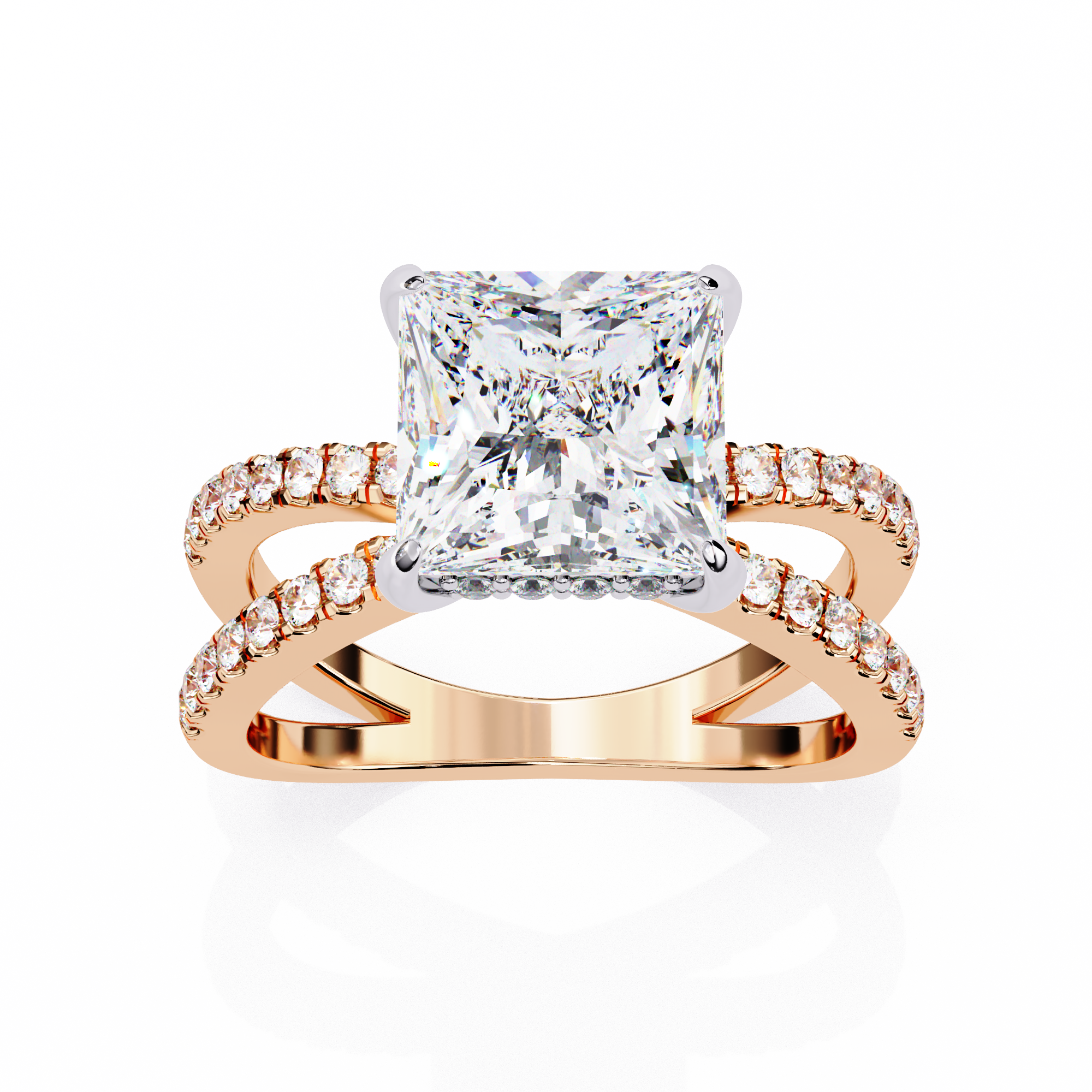 Timeless Shine Princess Diamond Ring 6