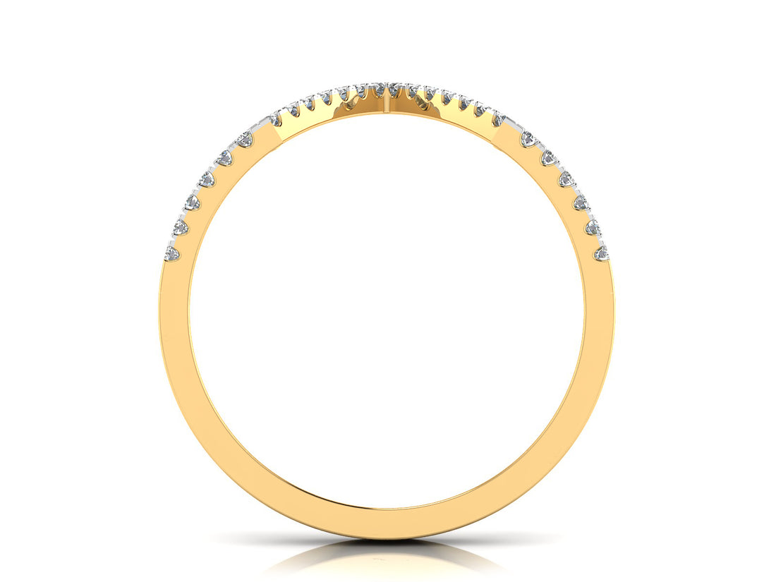 Trio V Shaped Diamond Ring 8