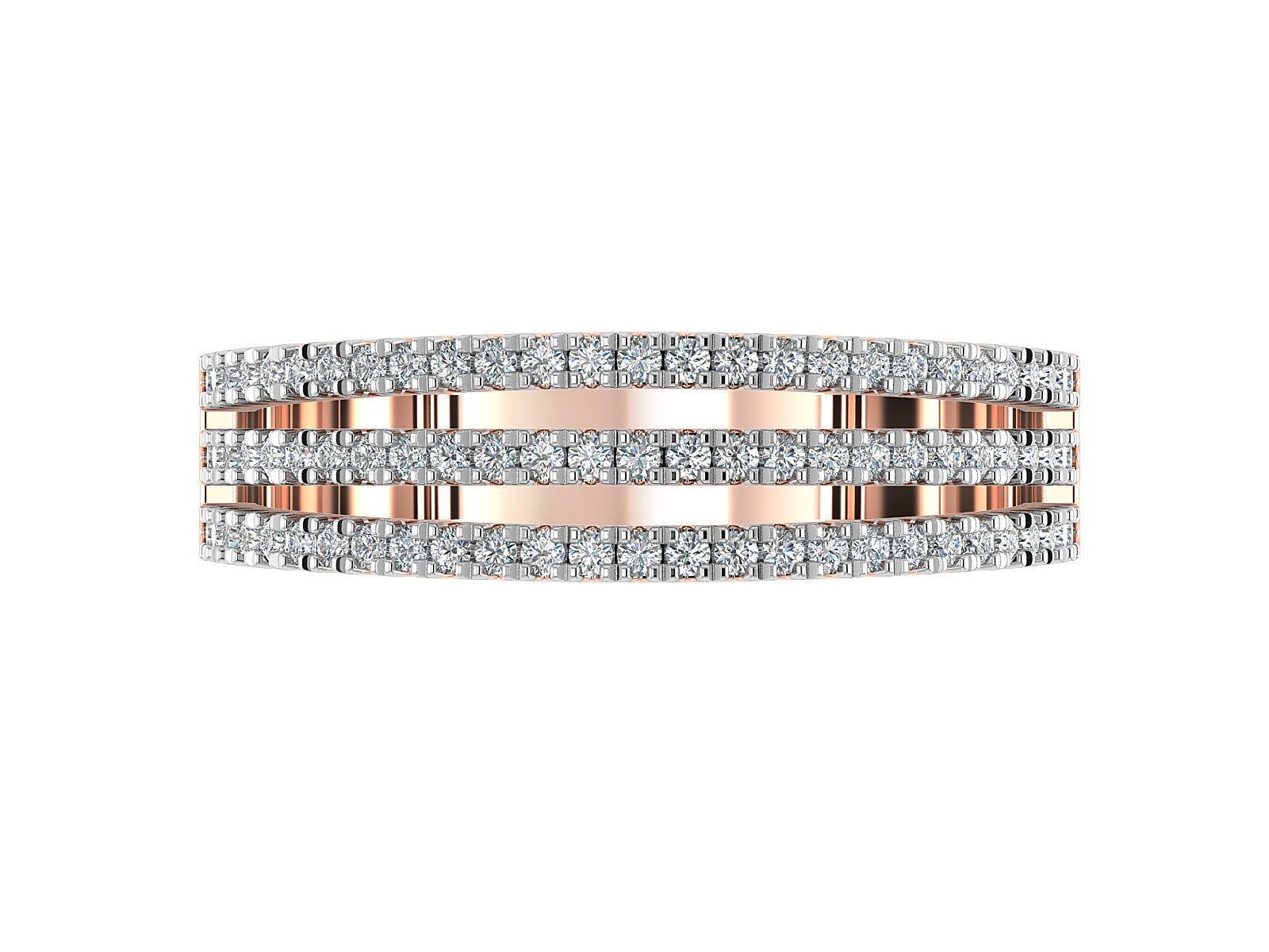 Triple Layers Diamond Band 4