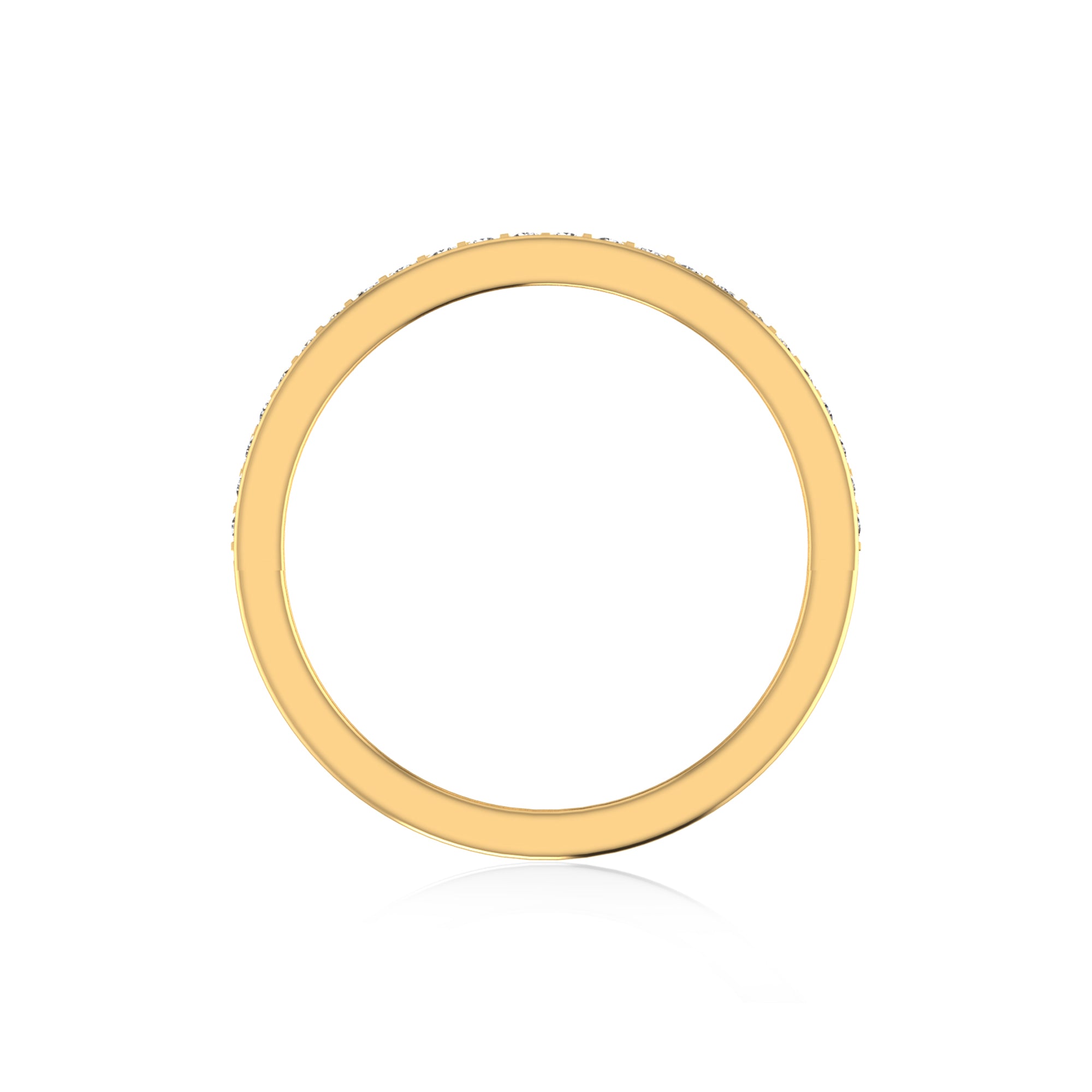 Triple Row Lab-Grown Diamond Band Ring 3