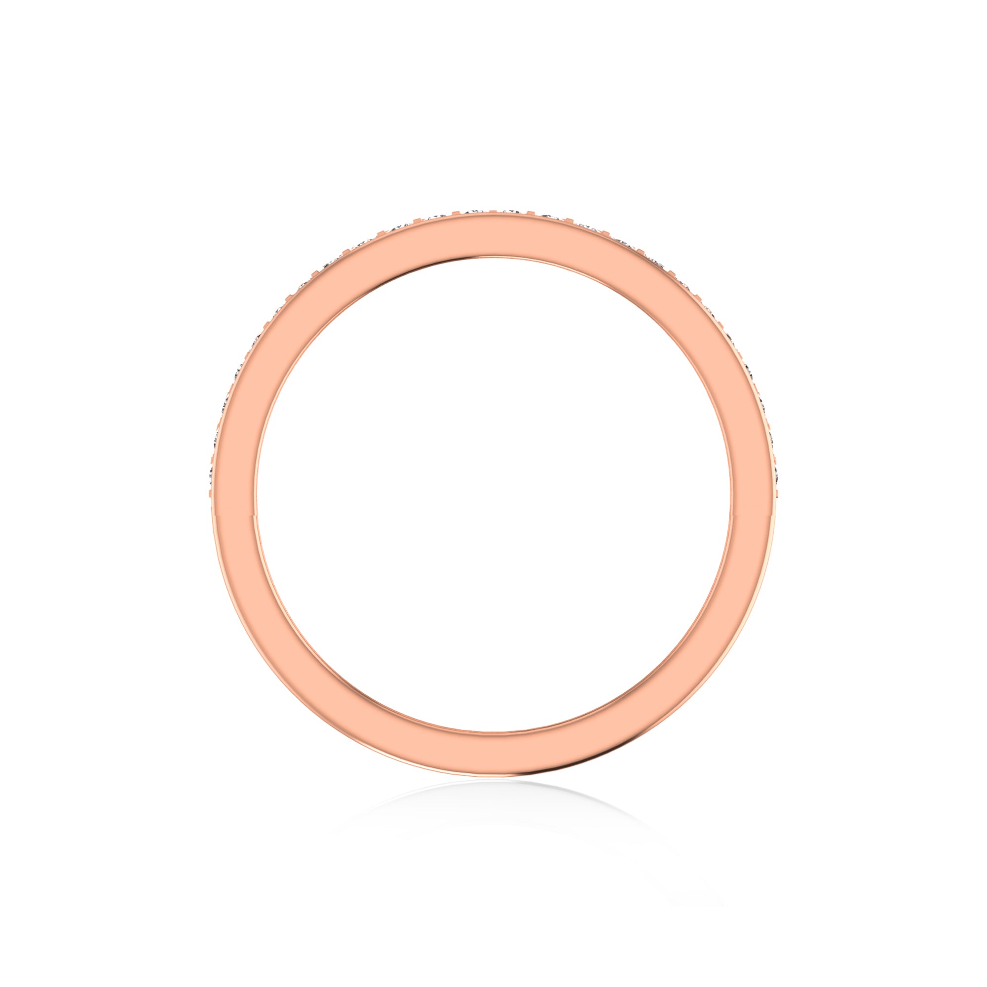 Triple Row Lab-Grown Diamond Band Ring 6