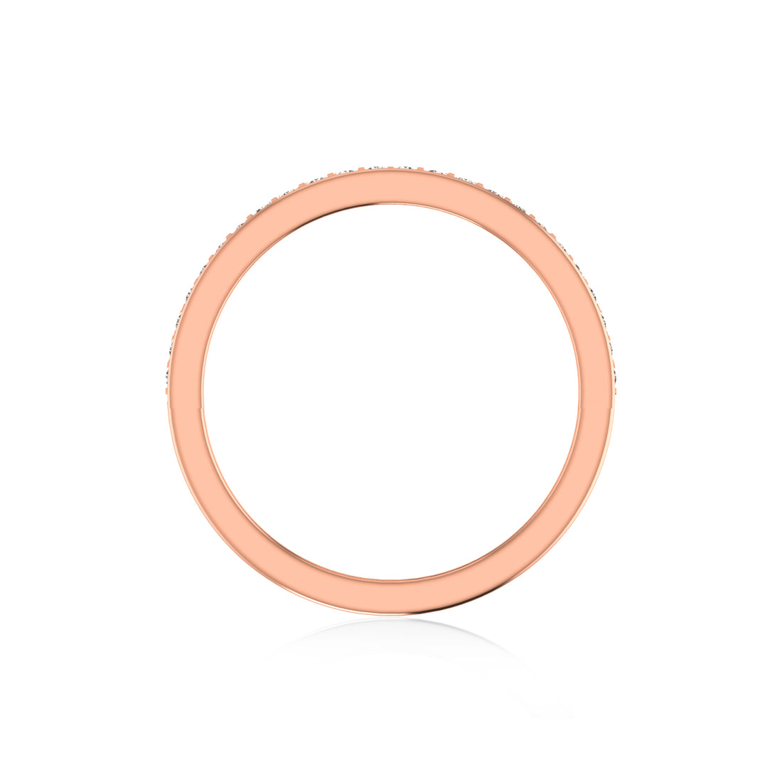 Triple Row Lab-Grown Diamond Band Ring 6