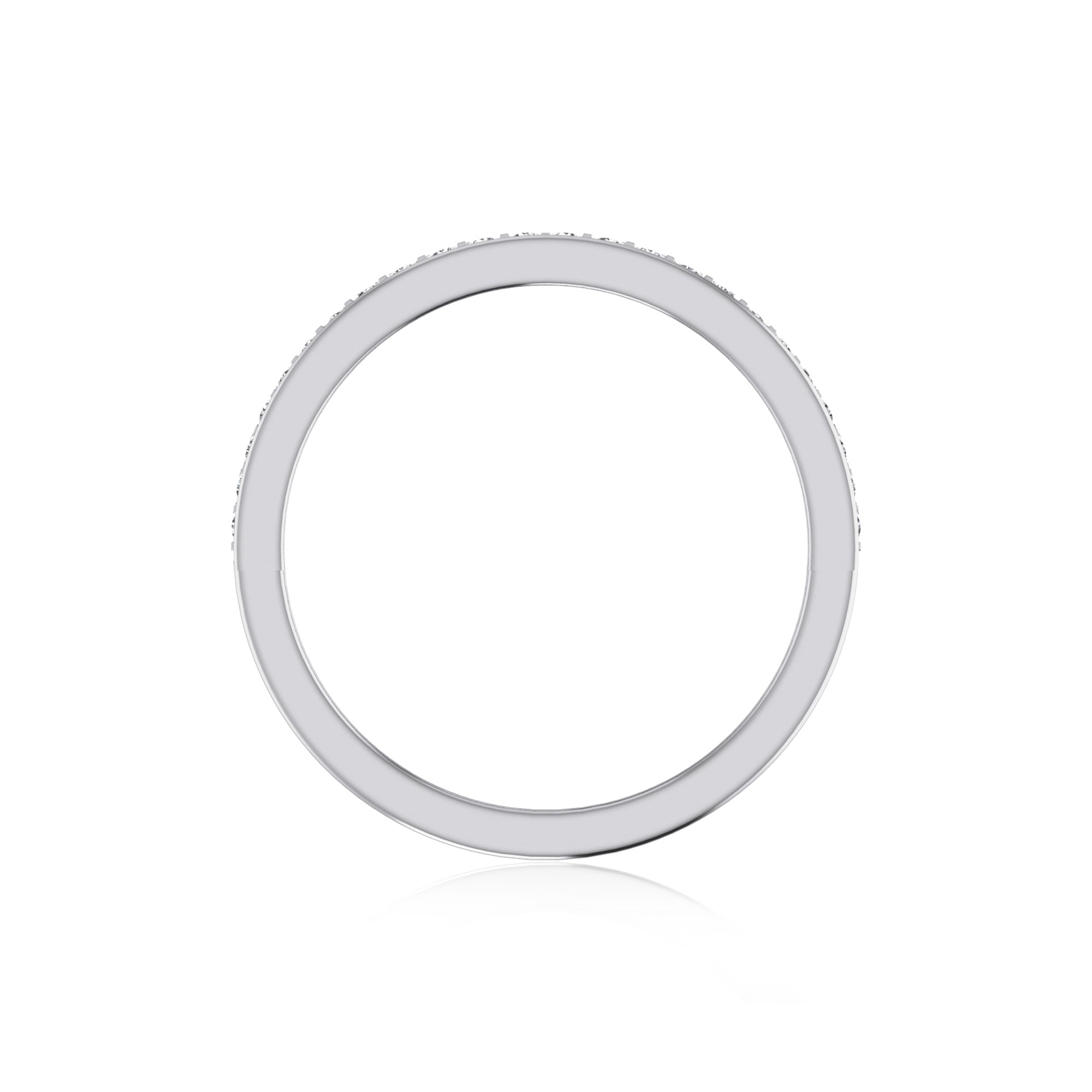 Triple Row Lab-Grown Diamond Band Ring 9