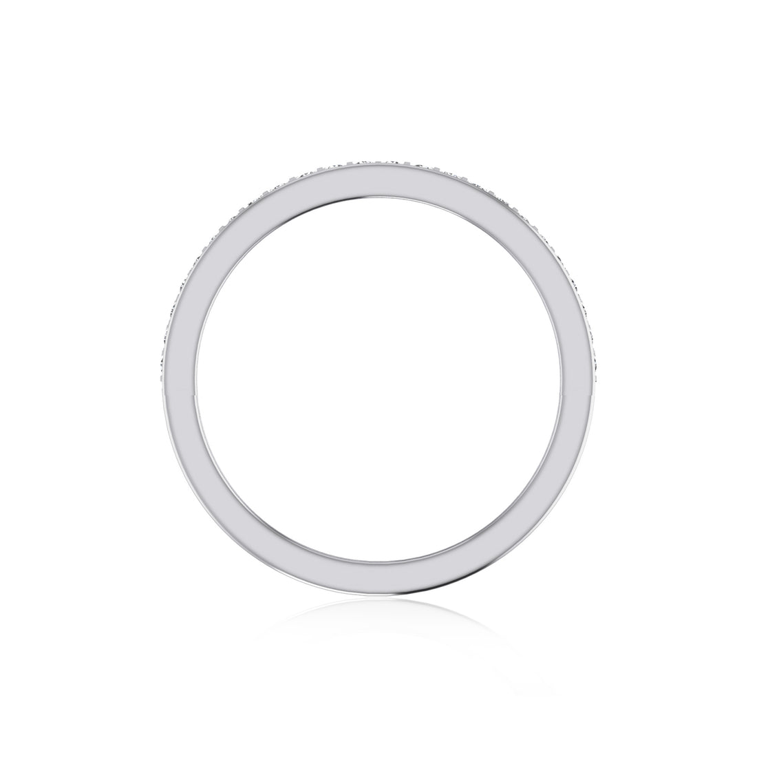 Triple Row Lab-Grown Diamond Band Ring 9