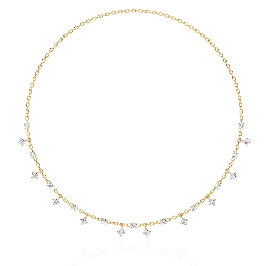 Twilight Trail Lab grown Diamond Necklace with Chain