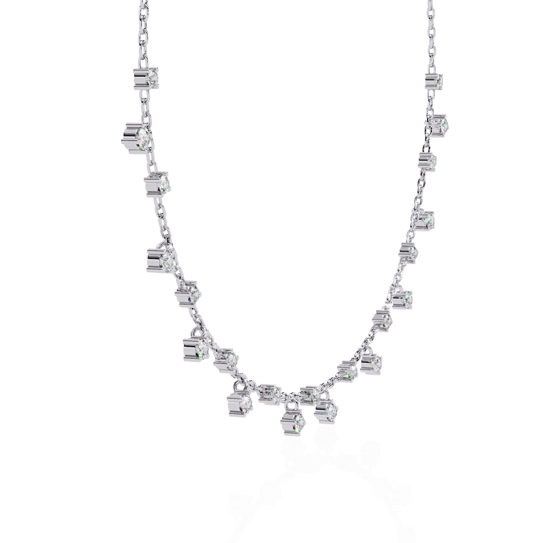 Twilight Trail Lab grown Diamond Necklace with Chain