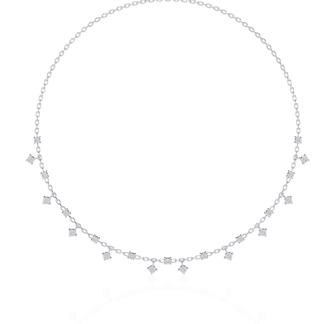 Twilight Trail Lab grown Diamond Necklace with Chain