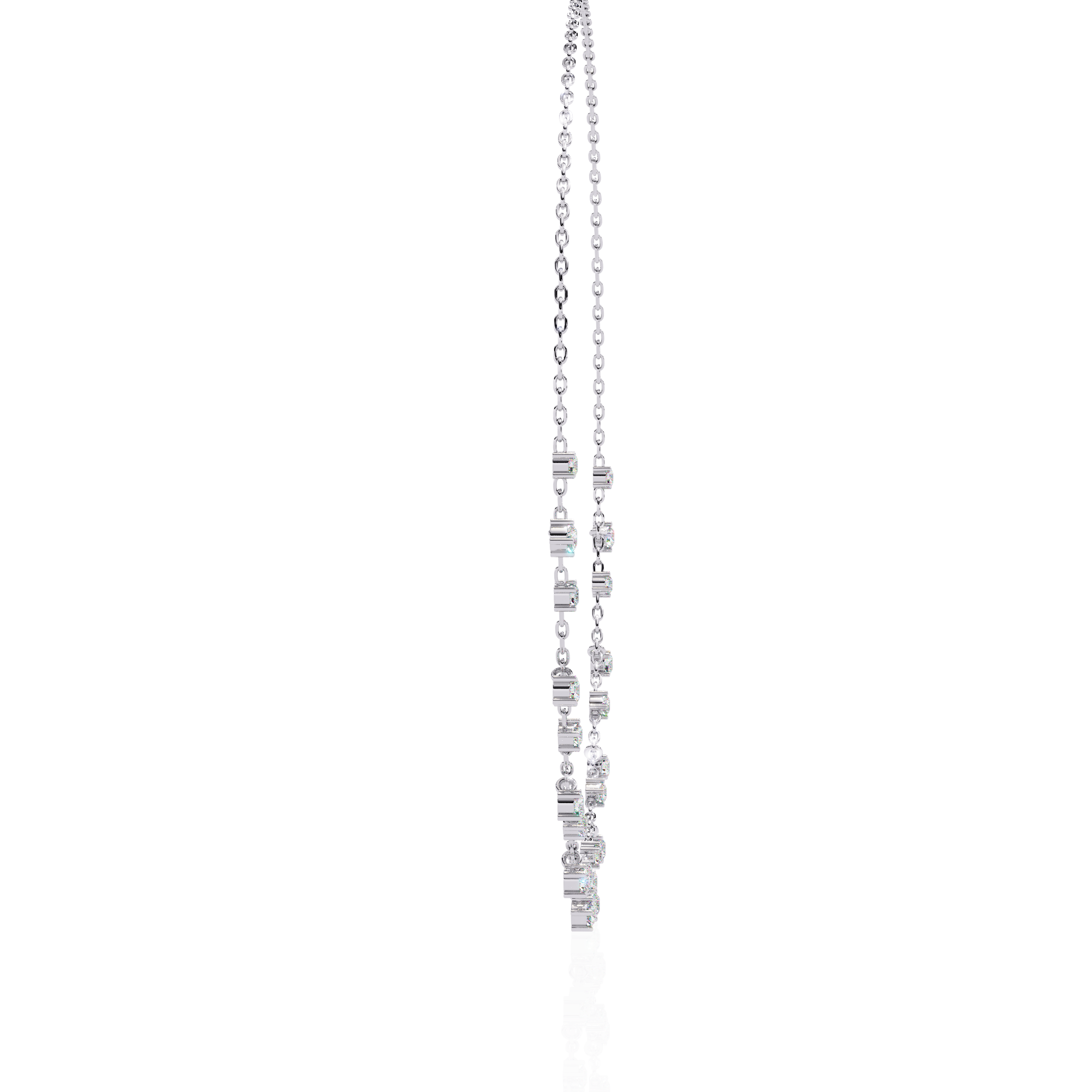 Twilight Trail Lab grown Diamond Necklace with Chain