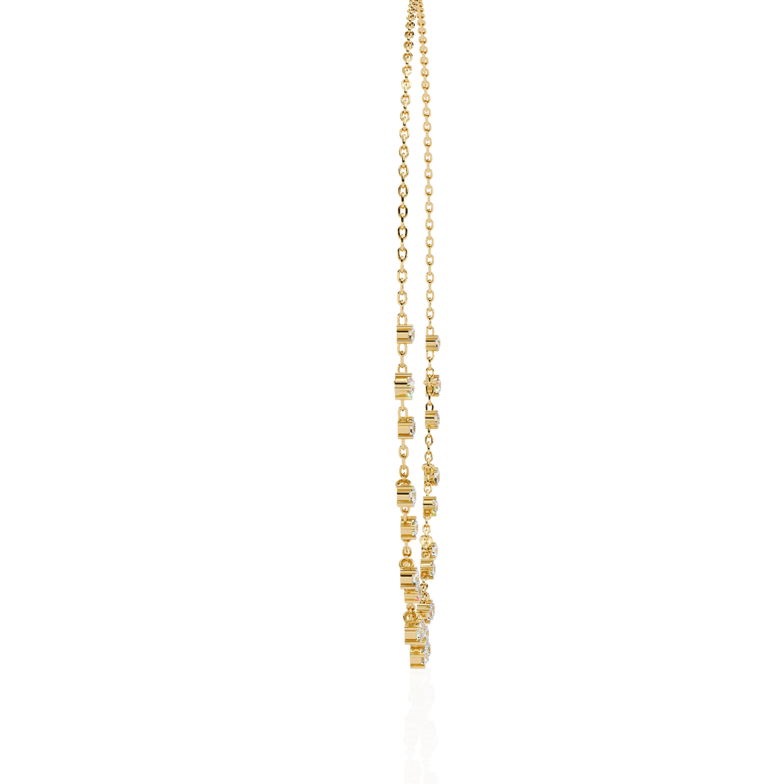 Twilight Trail Lab grown Diamond Necklace with Chain