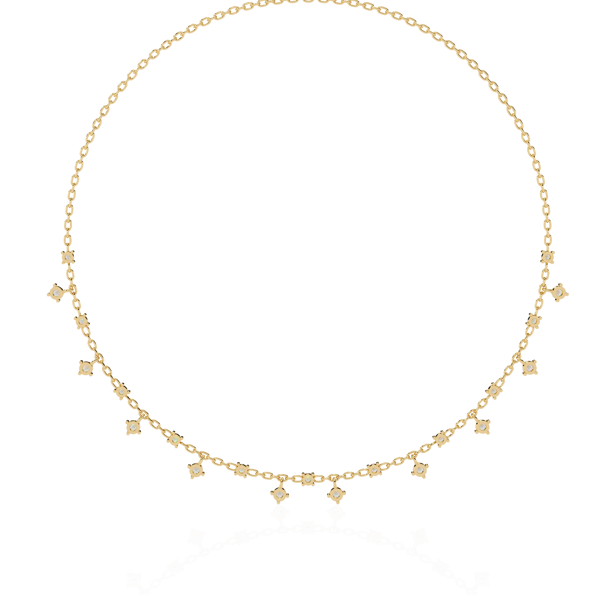 Twilight Trail Lab grown Diamond Necklace with Chain