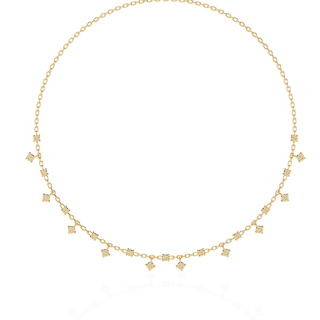 Twilight Trail Lab grown Diamond Necklace with Chain