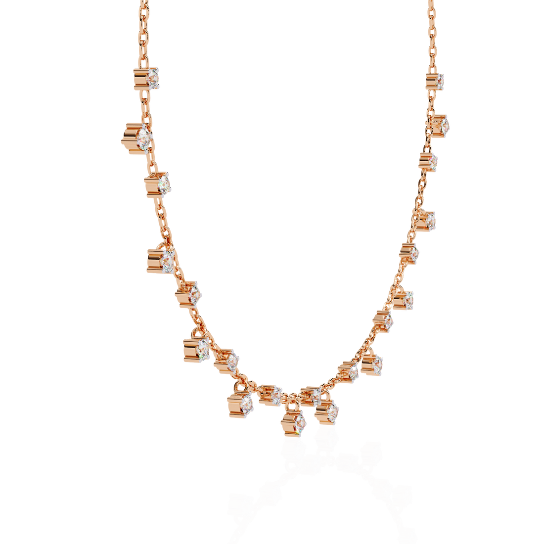 Twilight Trail Lab grown Diamond Necklace with Chain