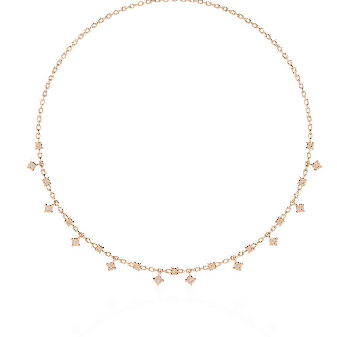 Twilight Trail Lab grown Diamond Necklace with Chain