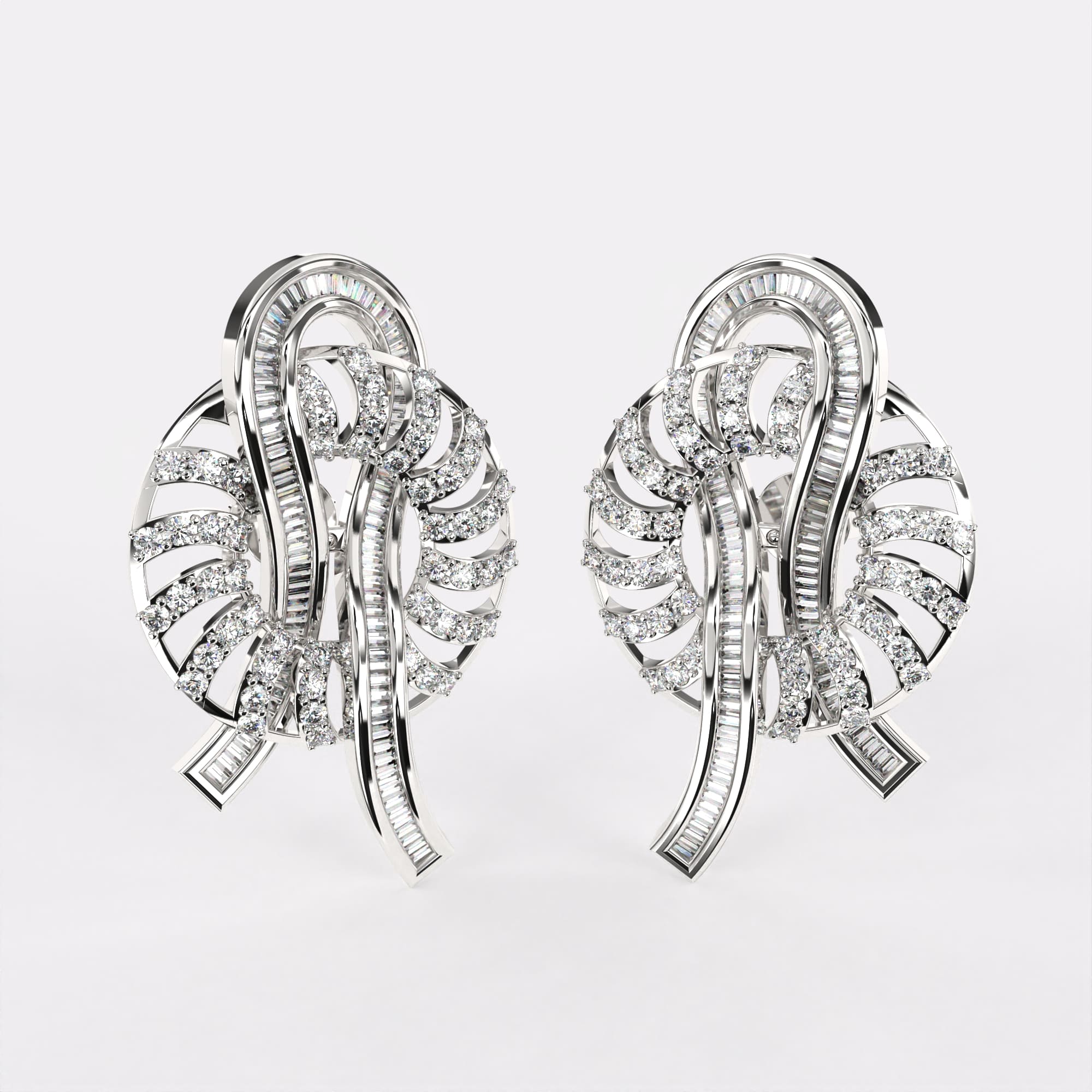 Twinkle Daze Diamond Earrings in 925 Silver