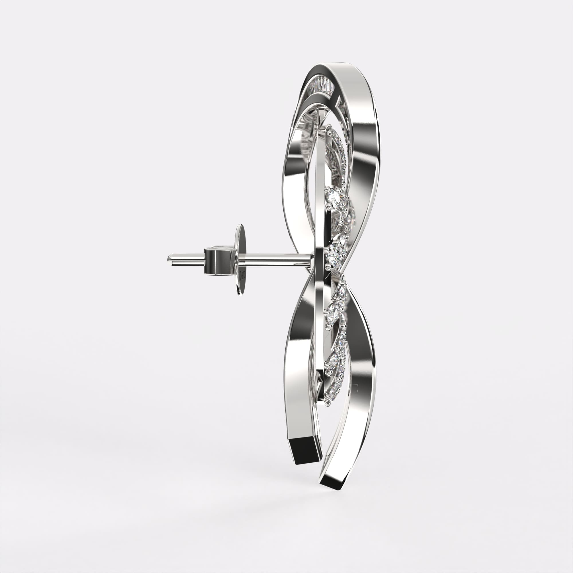 Twinkle Daze Diamond Earrings in 925 Silver