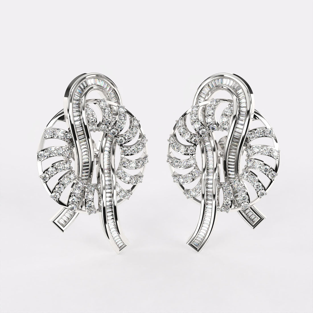 Twinkle Daze Diamond Earrings in 925 Silver