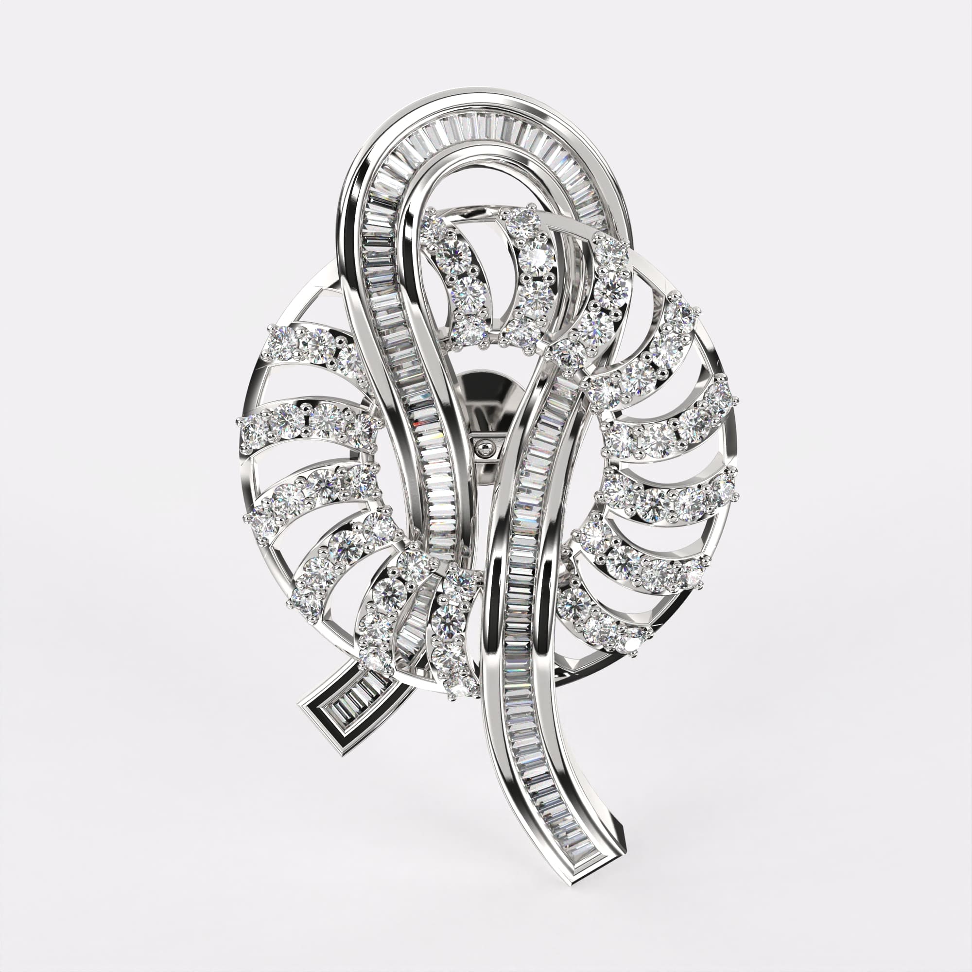 Twinkle Daze Diamond Earrings in 925 Silver