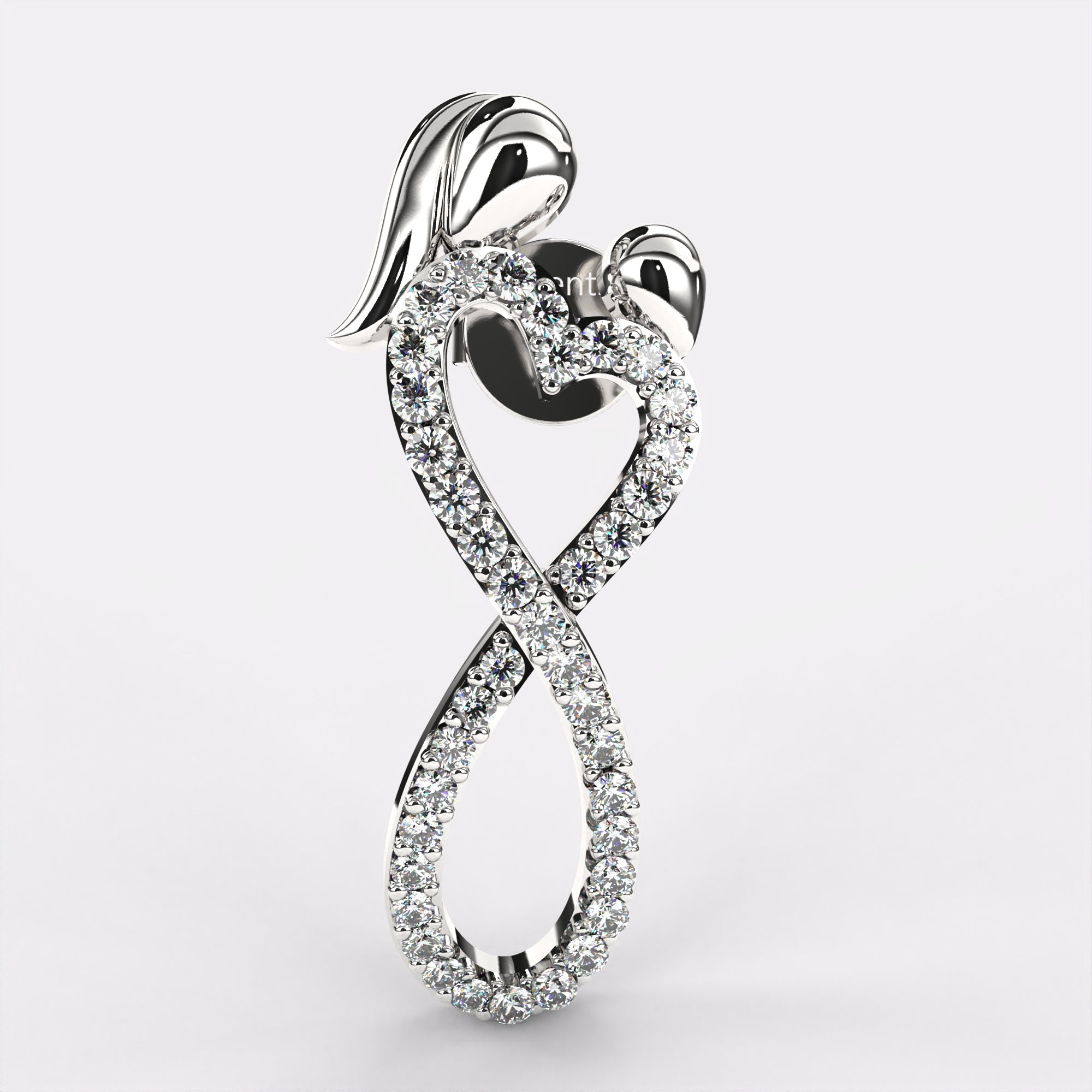 Twisted Long Earrings in 925 Silver