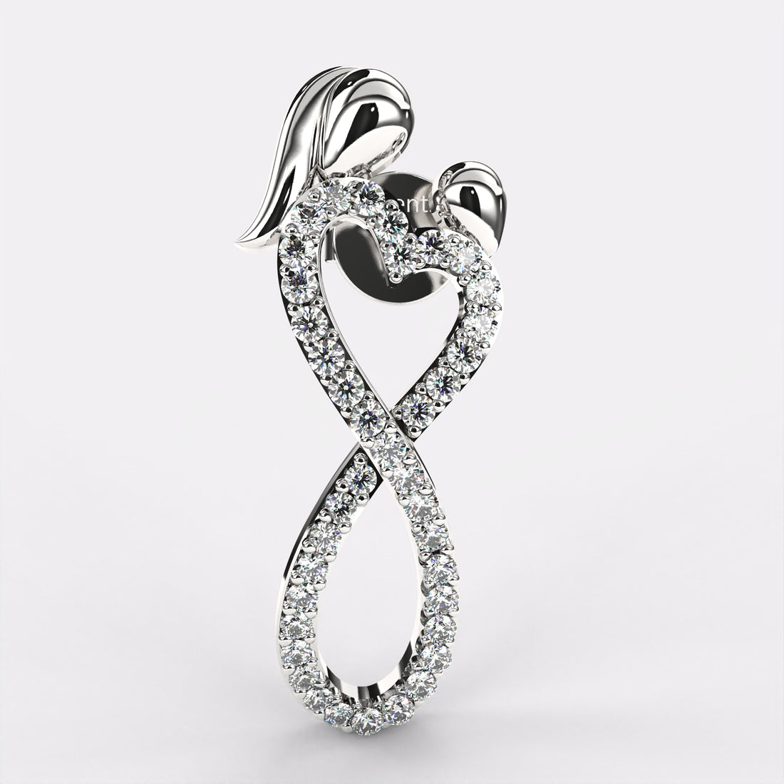 Twisted Long Earrings in 925 Silver