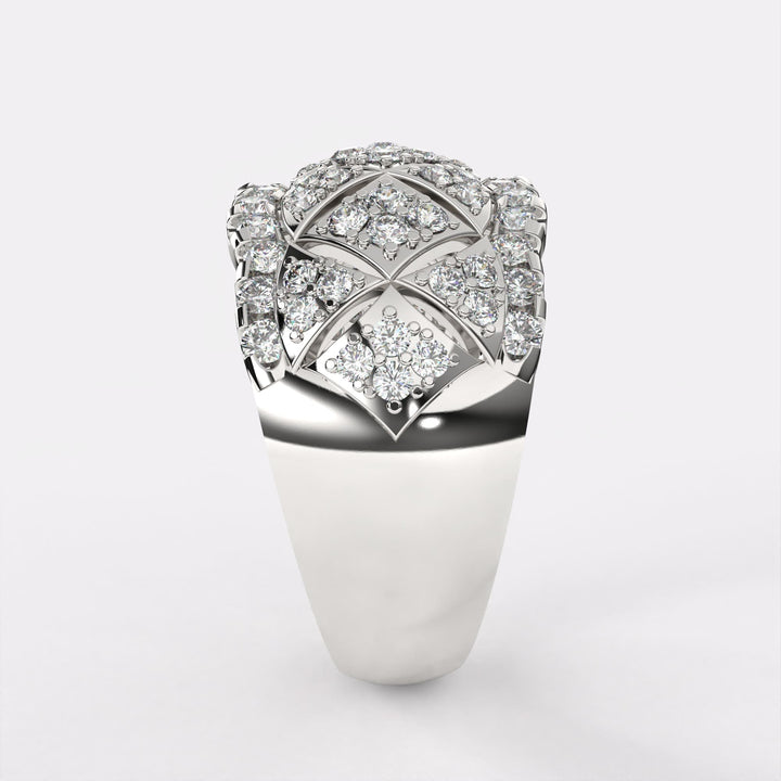 Unity Glow Diamond Ring in 925 Silver