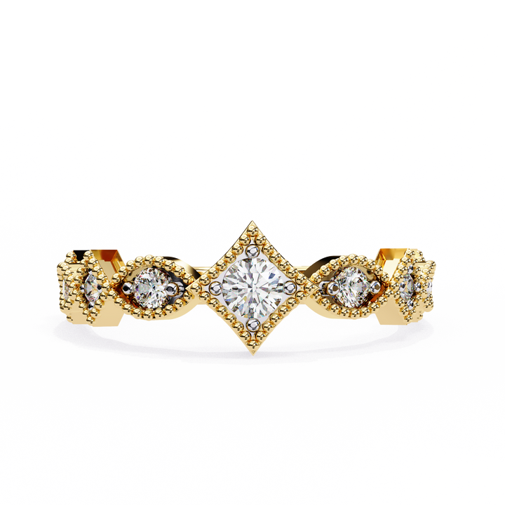 Urban Flash Diamond Band Ring