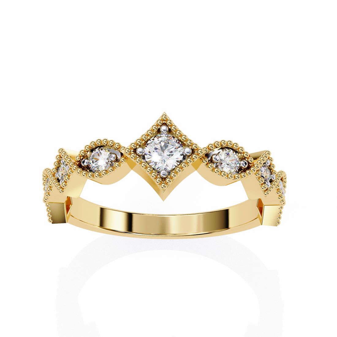 Urban Flash Diamond Band Ring 2
