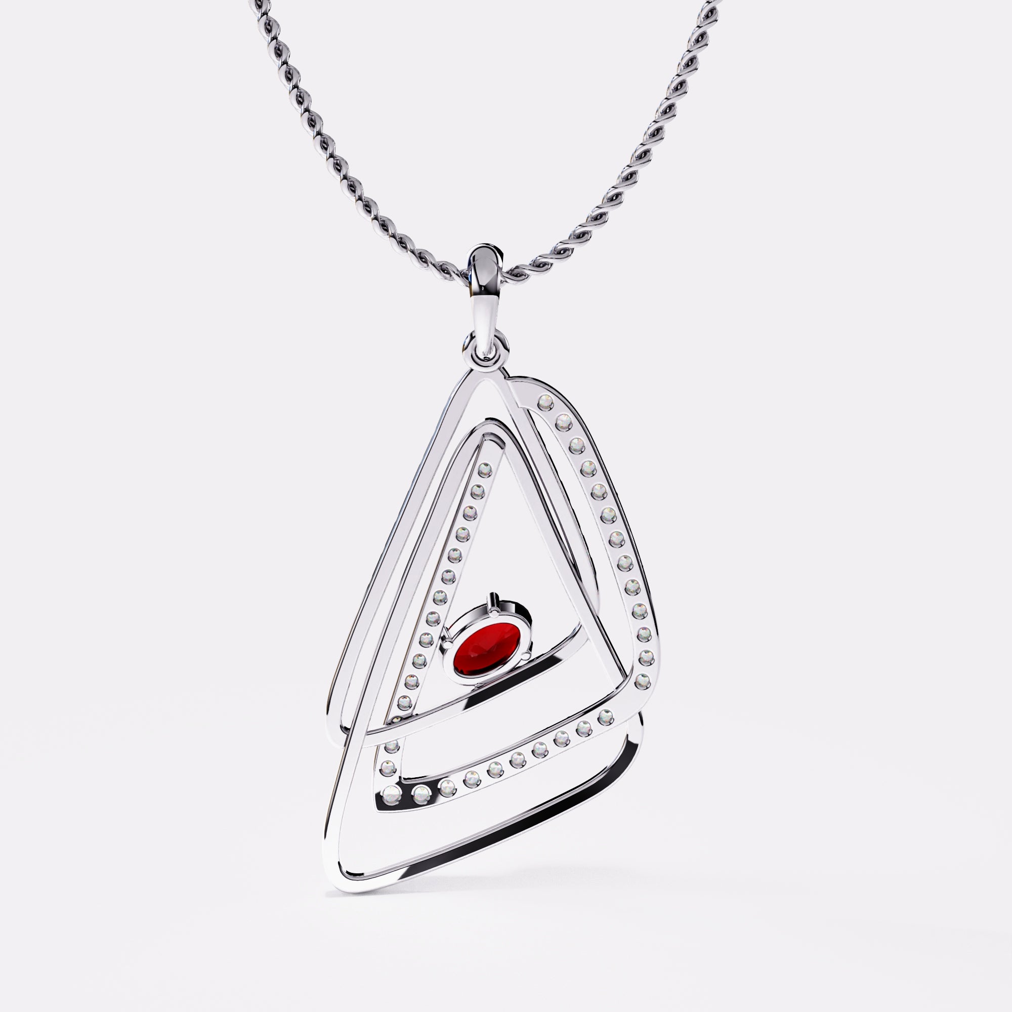 Velvet Spark Diamond Pendant