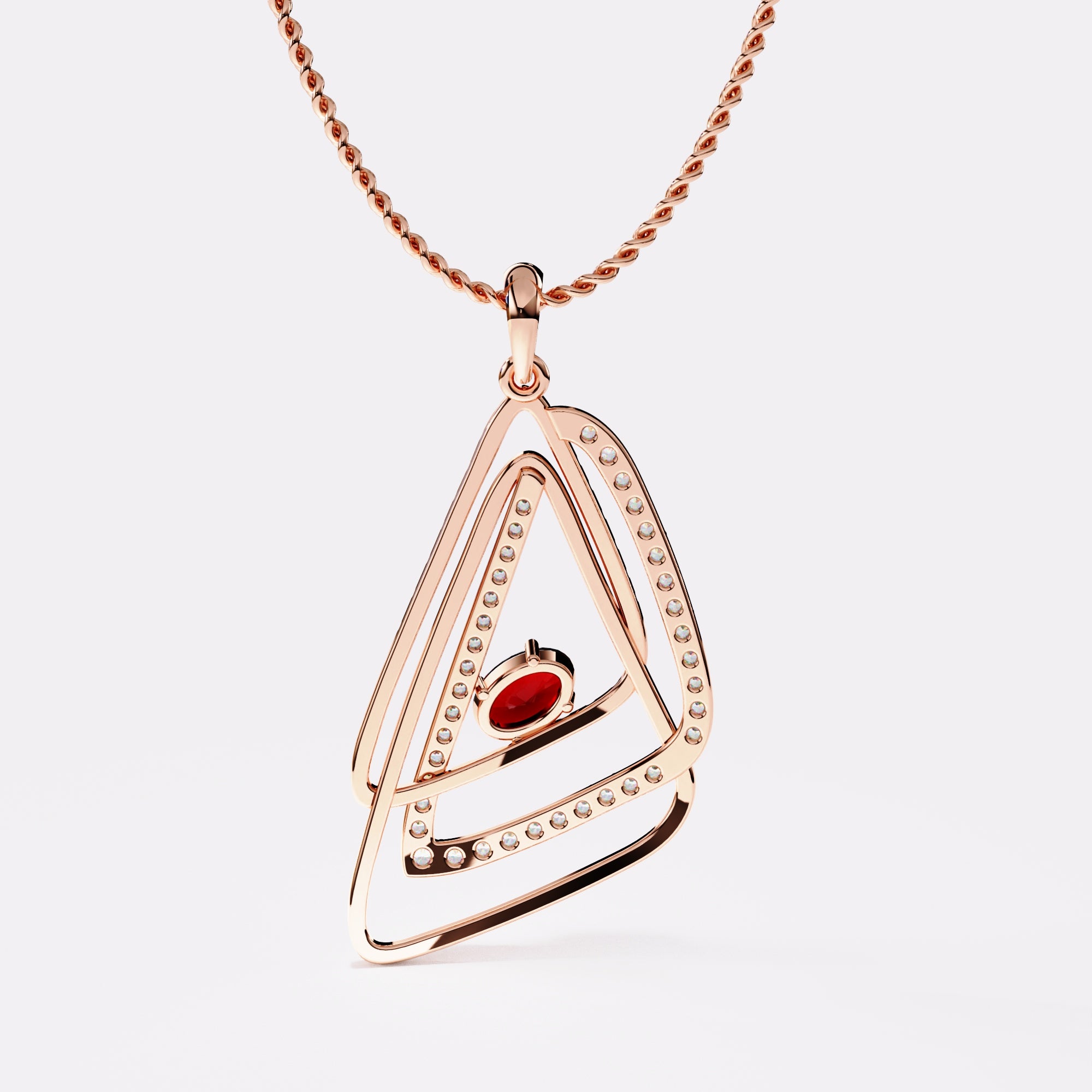 Velvet Spark Diamond Pendant