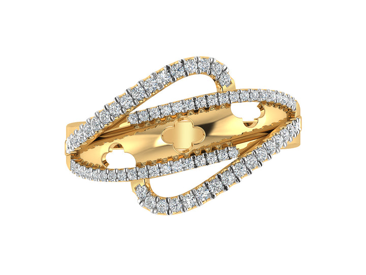 Vibrant Horizon Diamond Ring