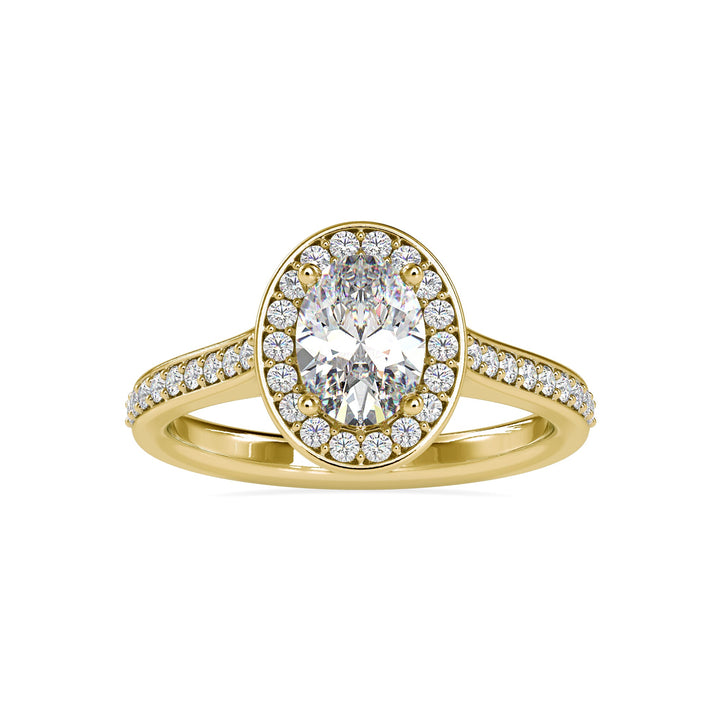 Vintage-Inspired Halo Diamond Ring