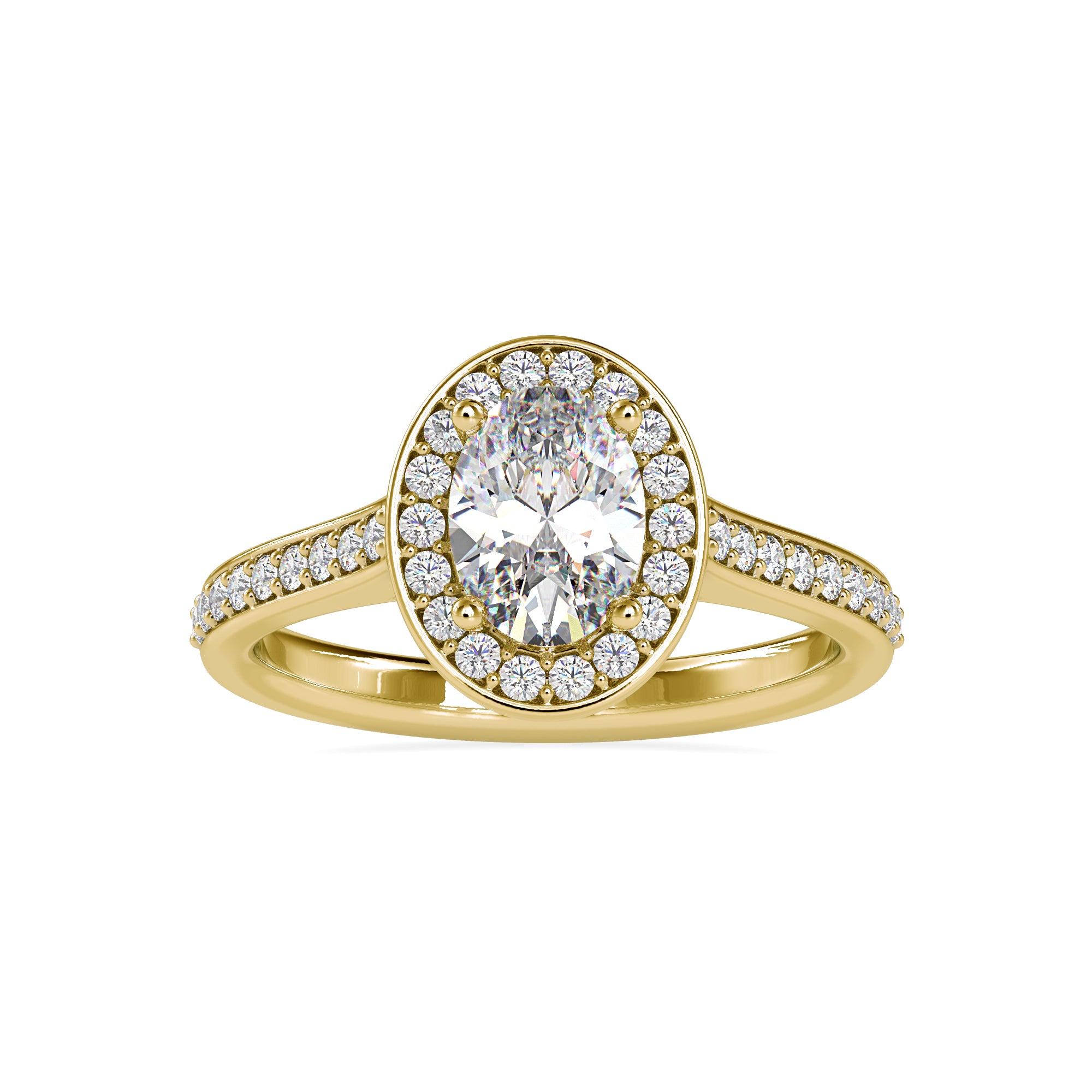 Vintage-Inspired Halo Diamond Ring 2