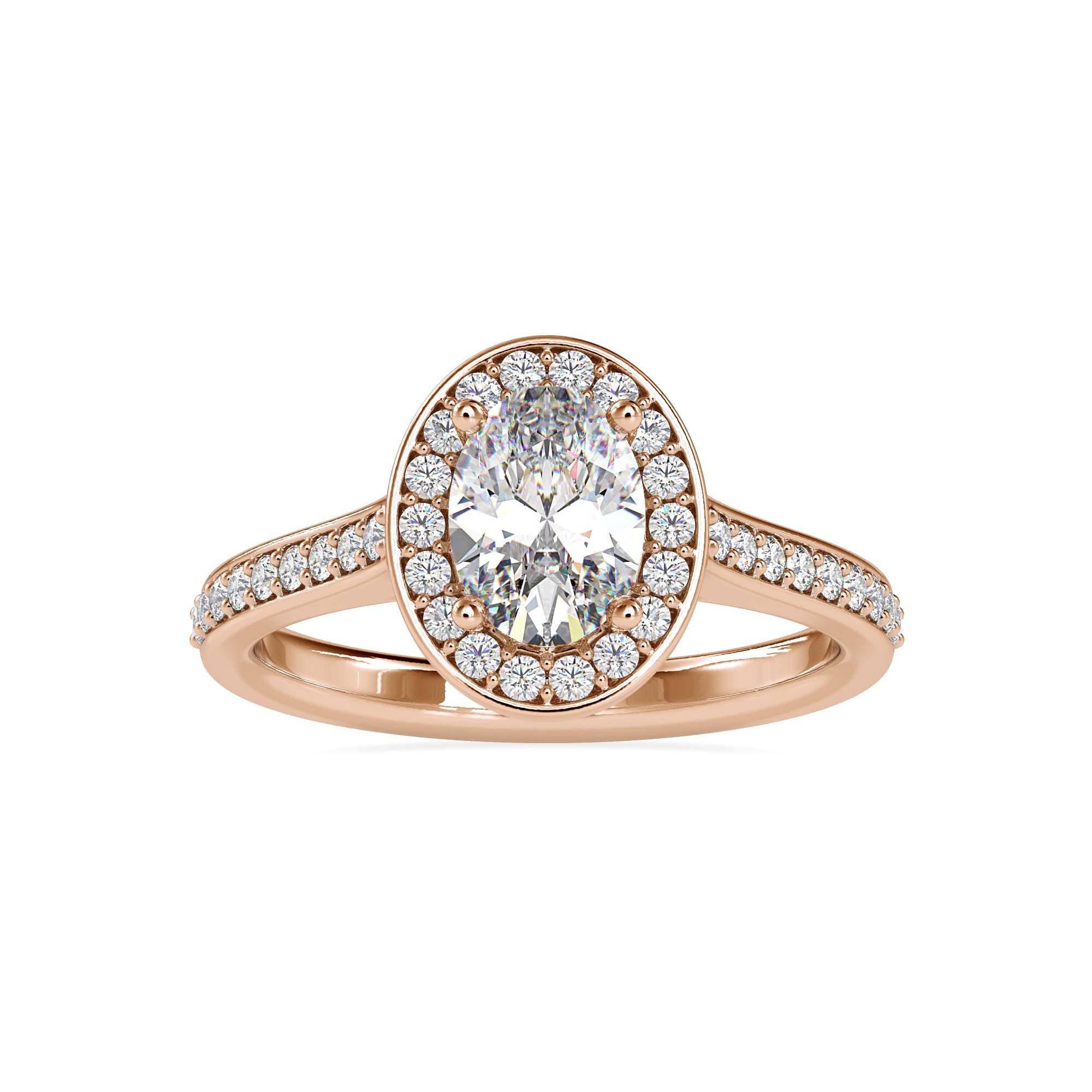 Vintage-Inspired Halo Diamond Ring 4
